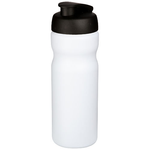 Bidon personnalisable de sport 650ml Baseline® Blanc / Noir